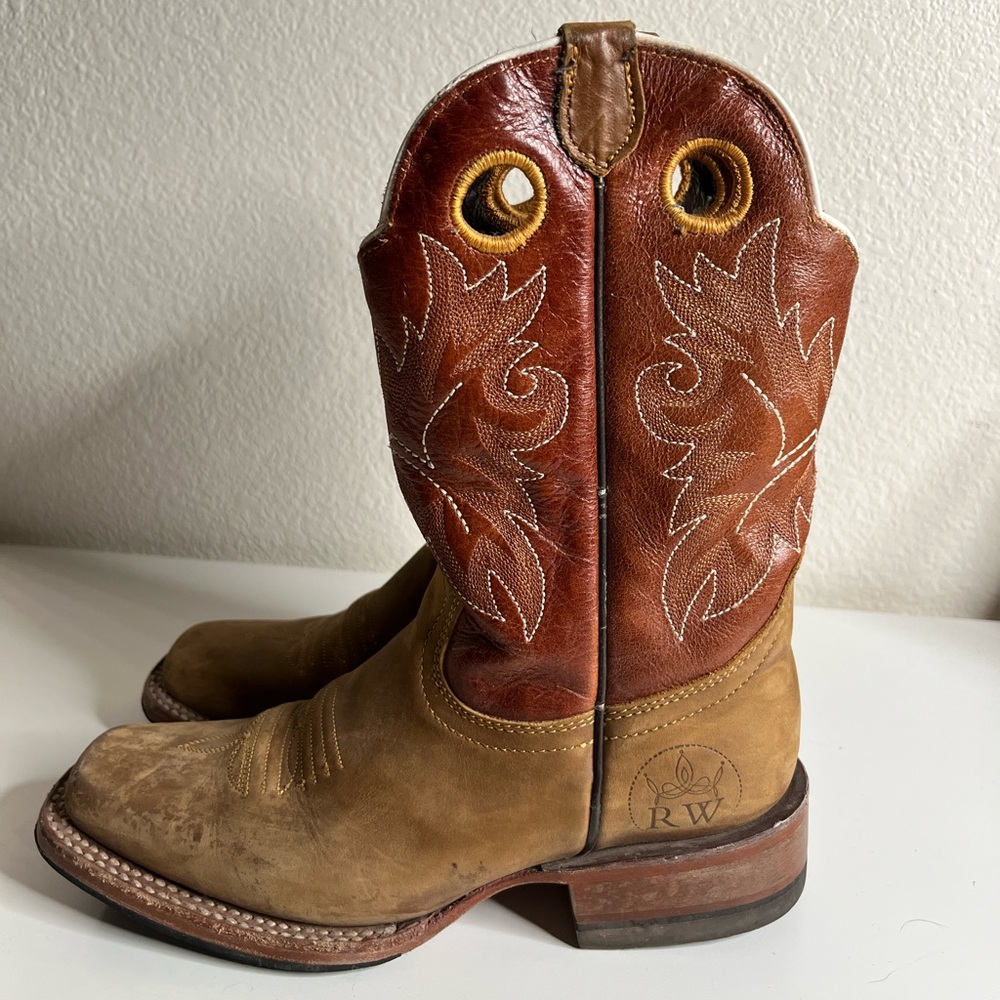 Classic Tan and Brown Women's Western Boots